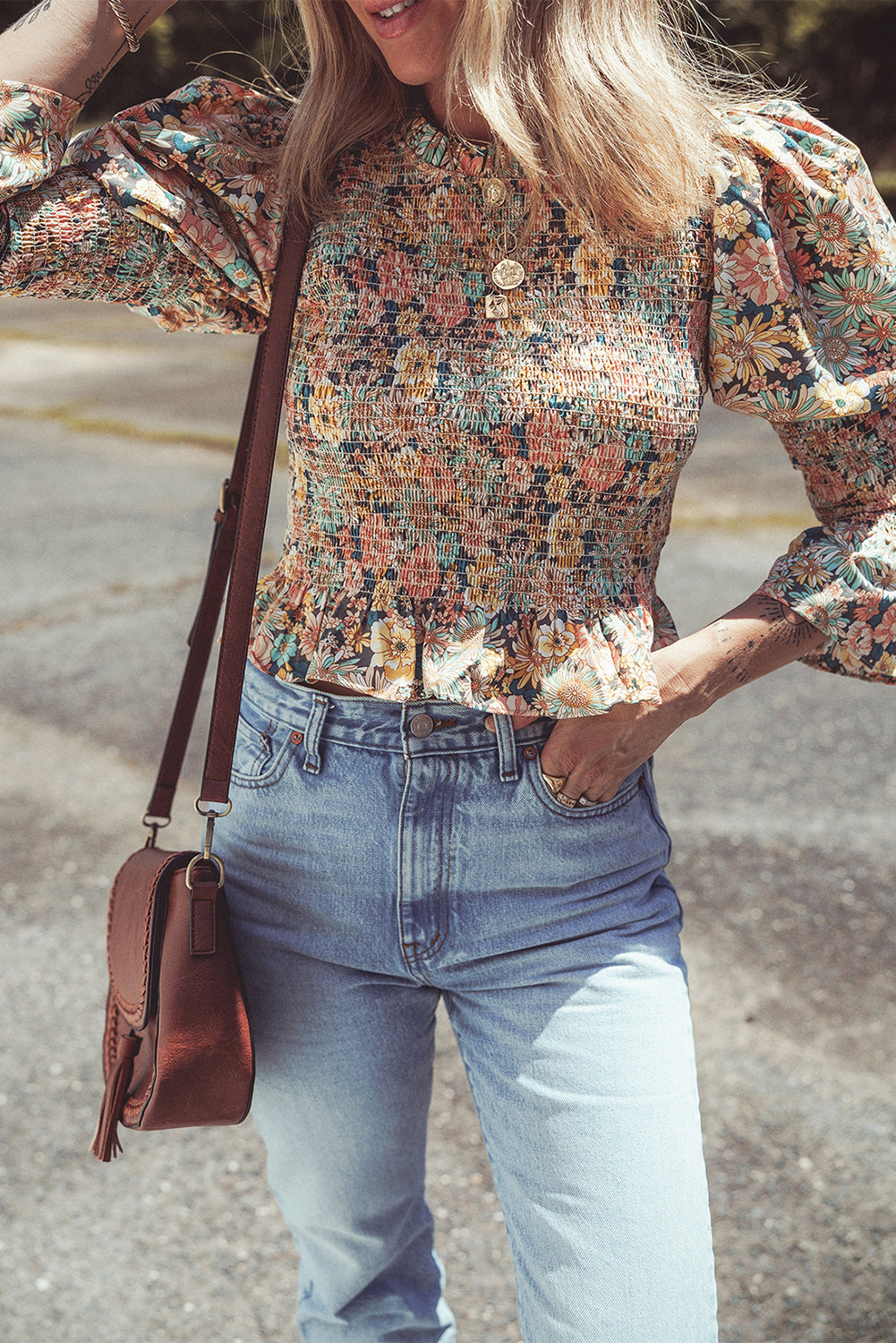 The Meadow Daydream Smocked Top