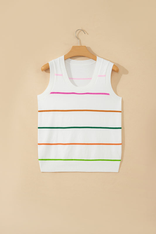 Coastal Candy Stripe Tank 🍬🌴)