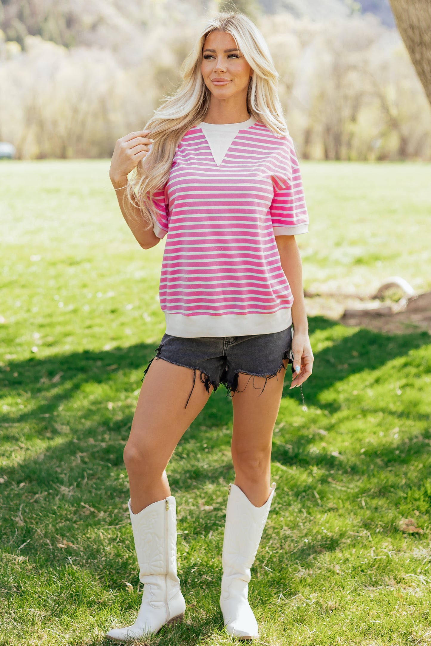 Everyday Sweet Stripe Tee
