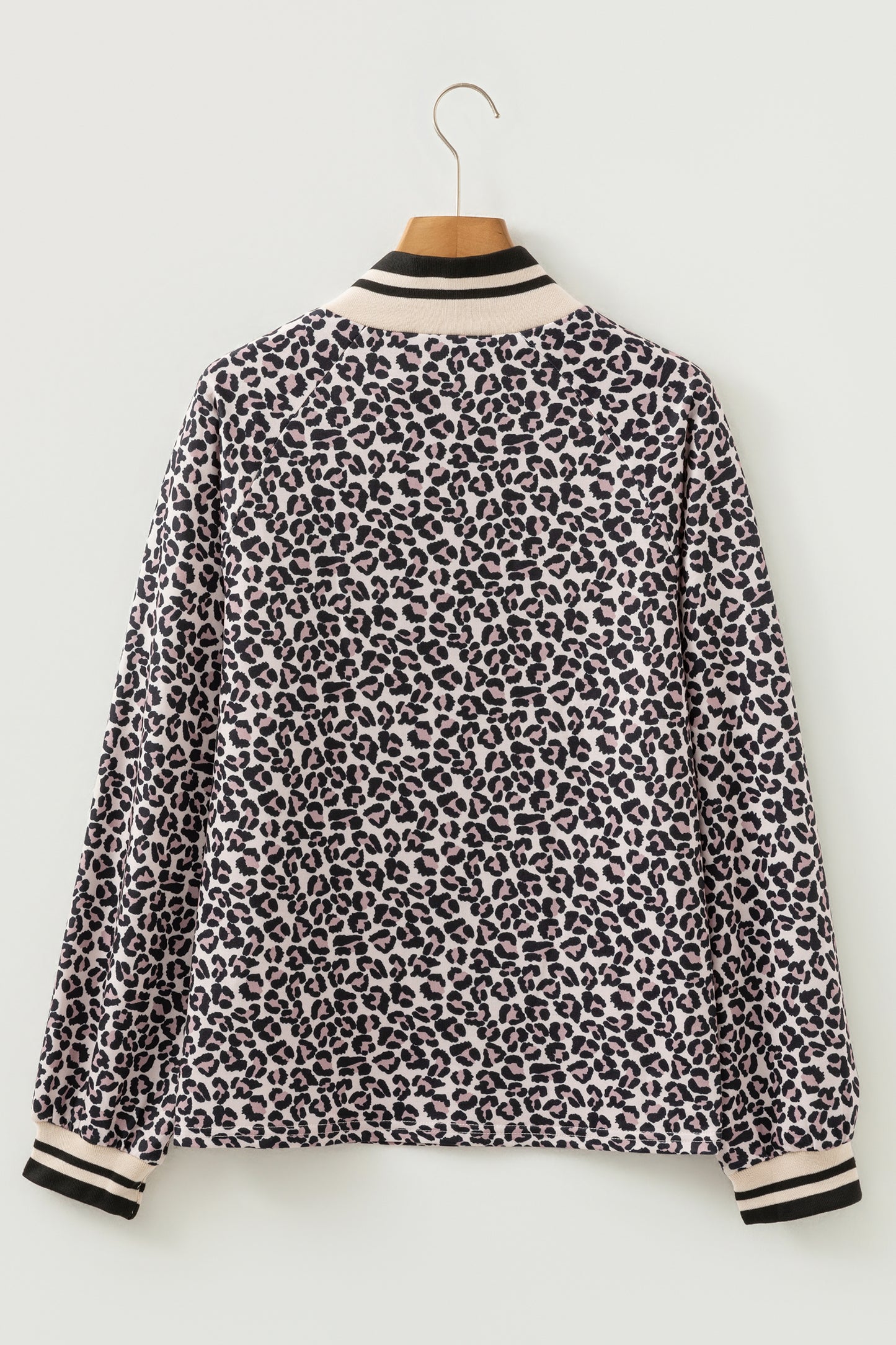Untamed Elegance Leopard Half-Zip