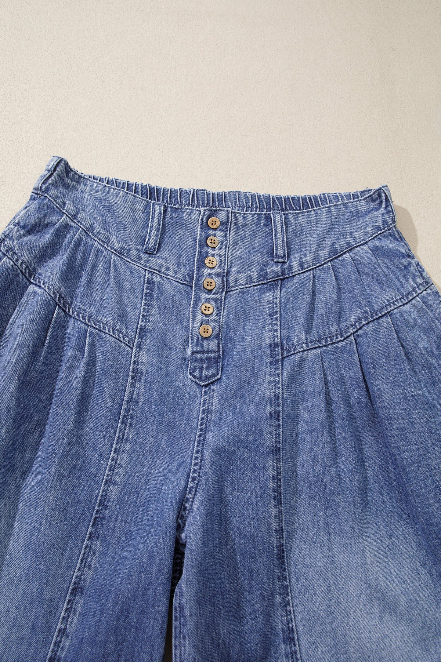 Harbor Breeze Button-Front Denim Pants