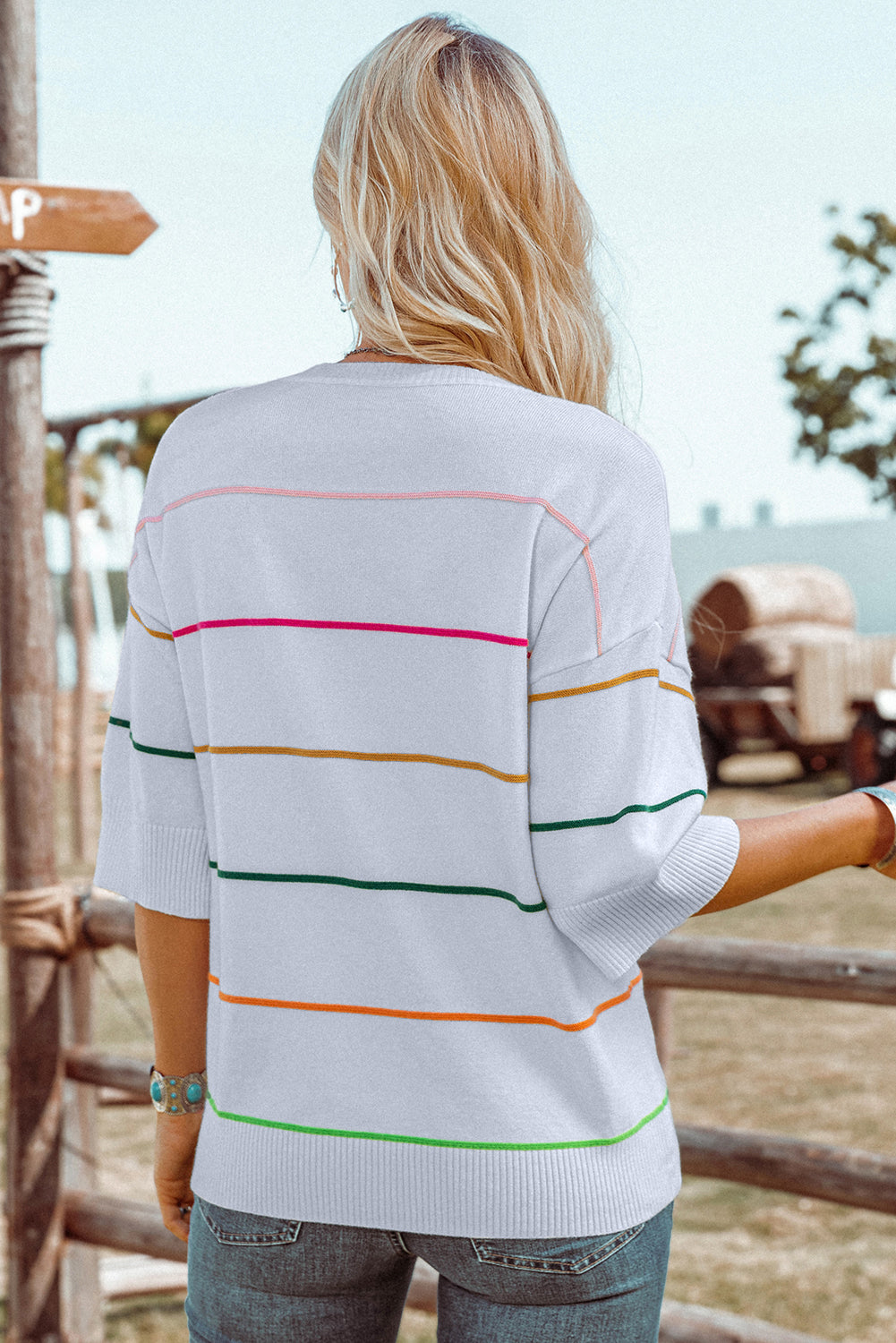 Sunbeam Stripe Knit Top