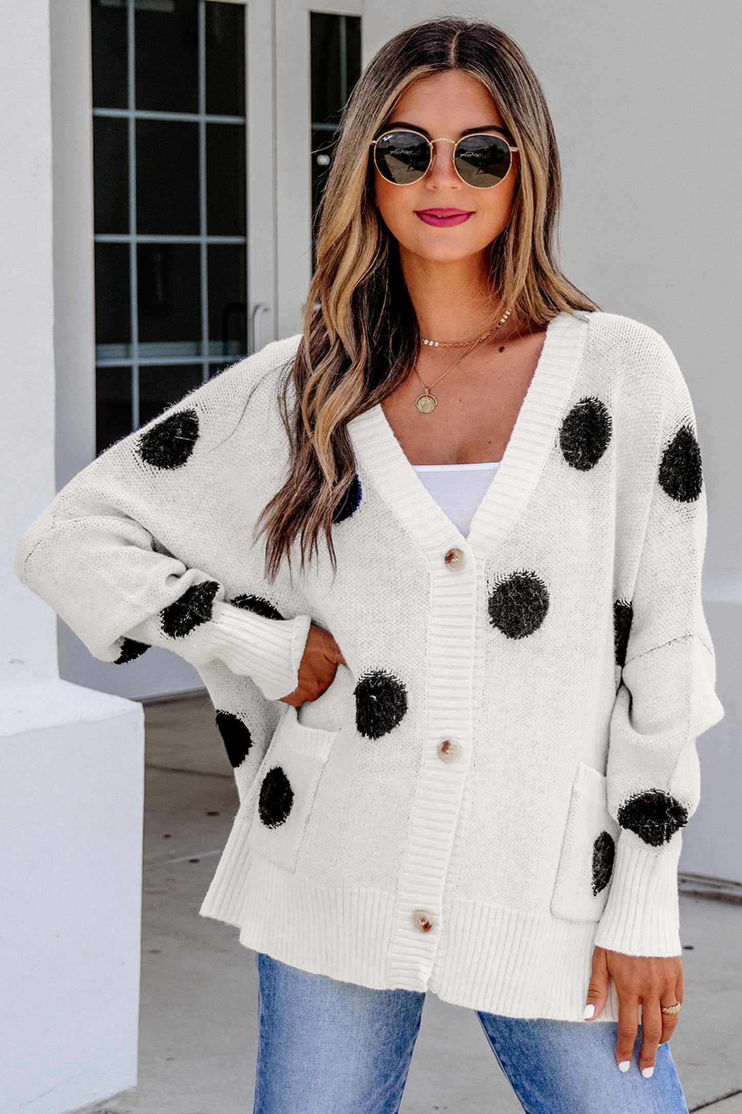 The Polka Dot Darling Cardigan