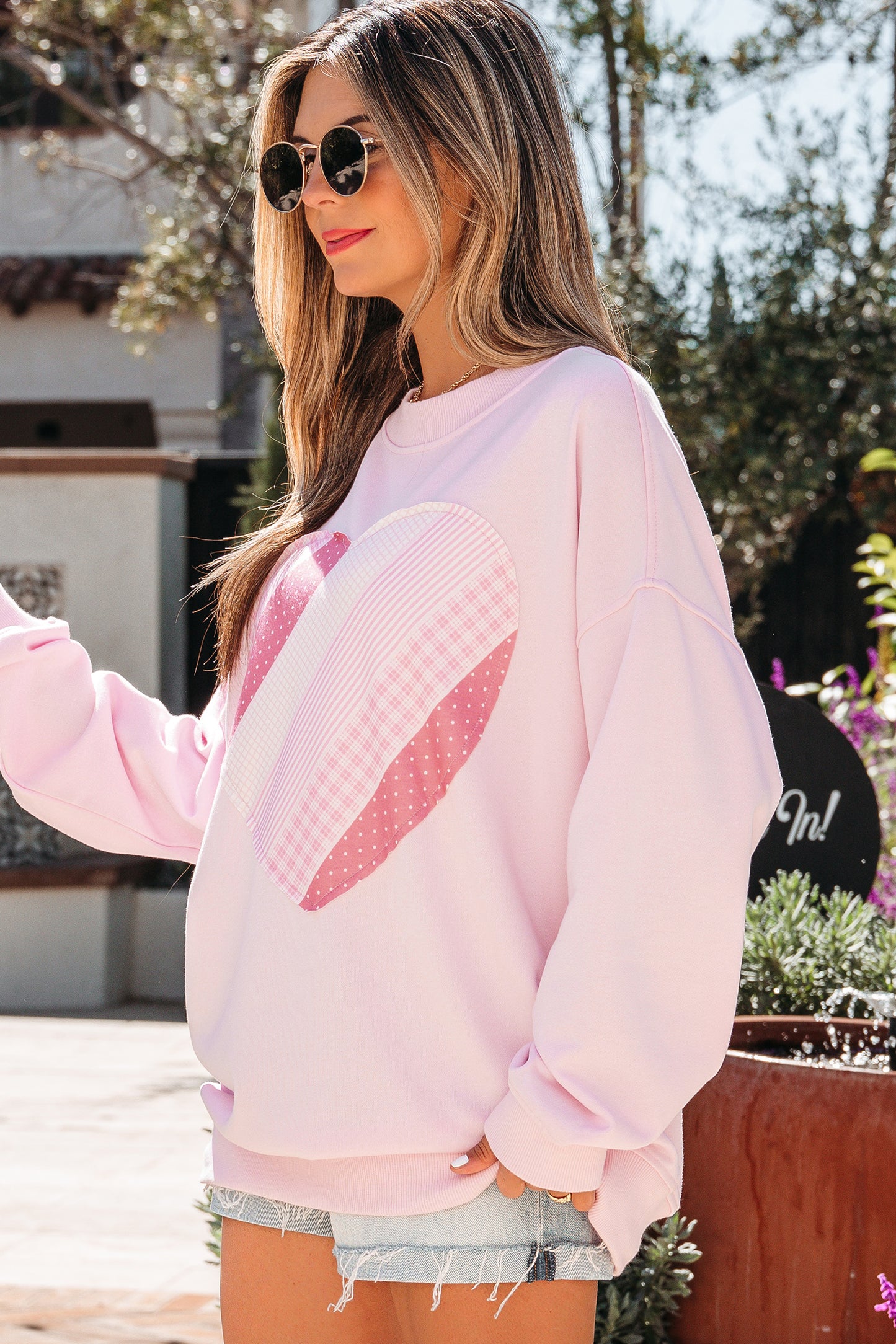 Sweetheart Patchwork Pullover