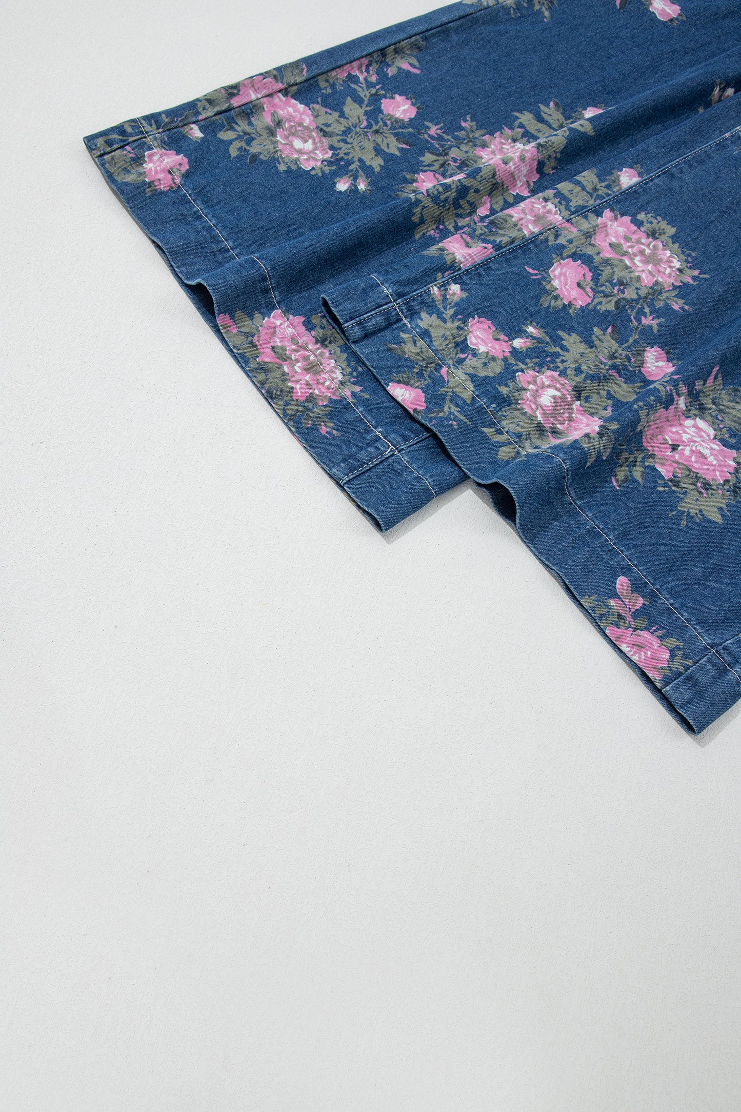 Midnight Bloom Palazzo Jeans