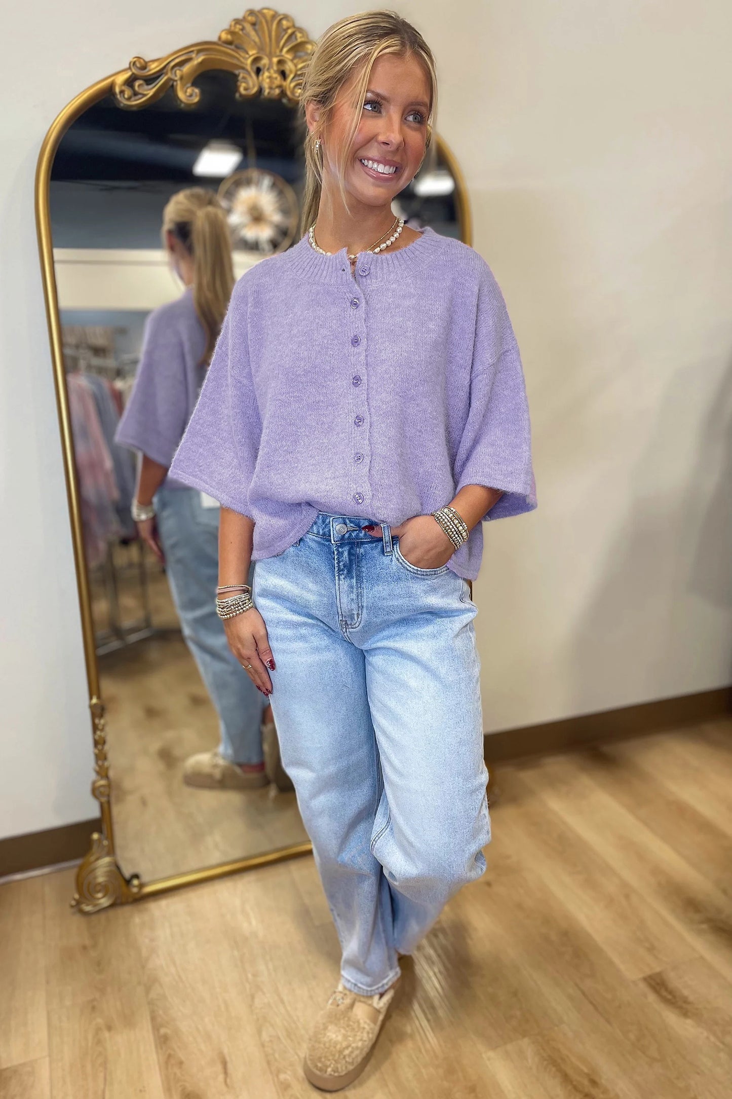 Lilac Lounge Society Cardigan