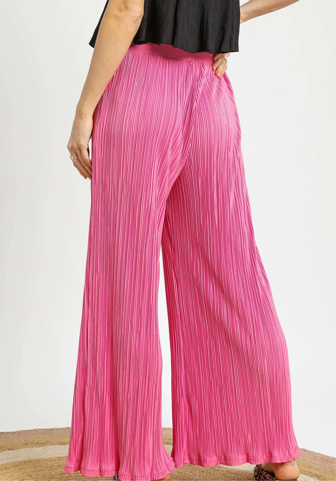 Rosé Rhythm Pleats
