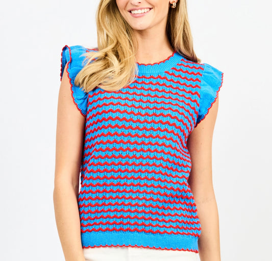 The Rivalry Ruffle Knit by Mary Square