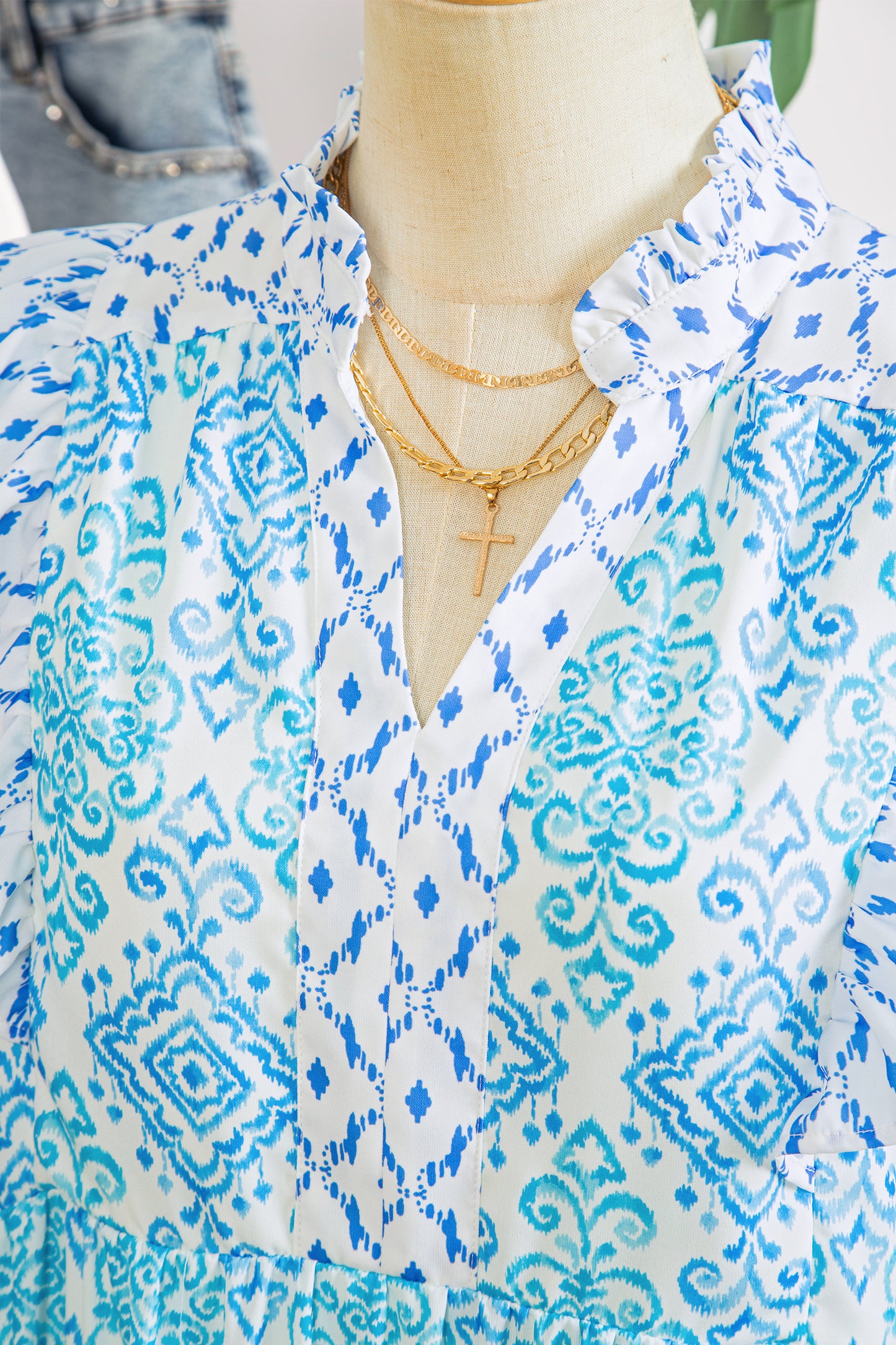 The Santorini Breeze Dress