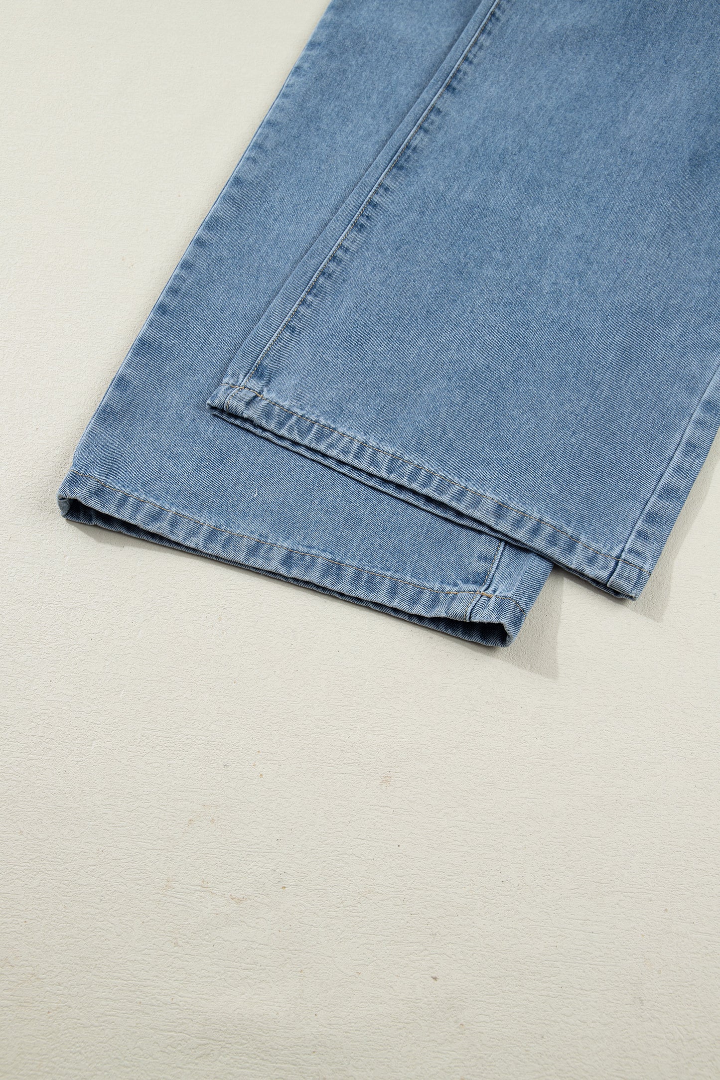 Sunlit Stitch Denim Overalls