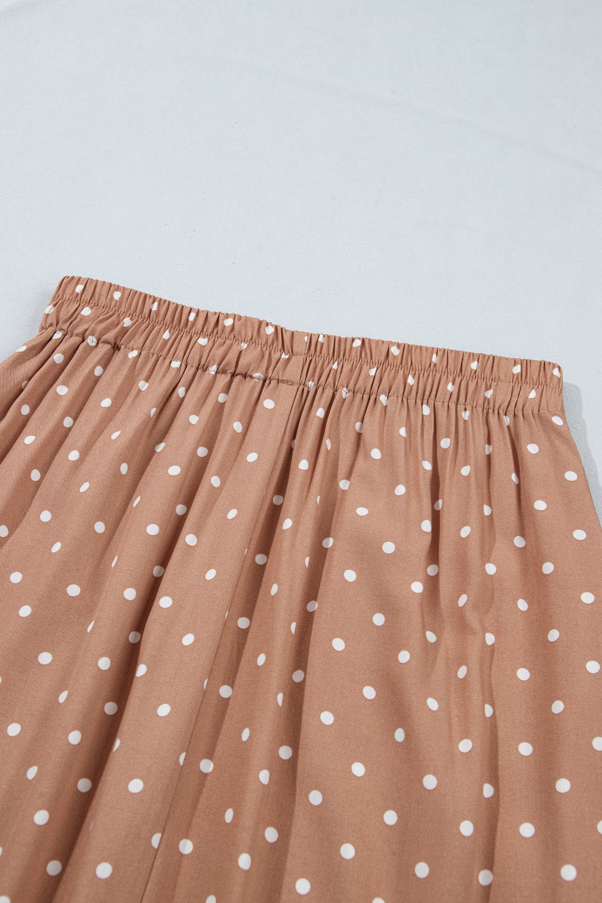 The Mocha Dot Social Skirt