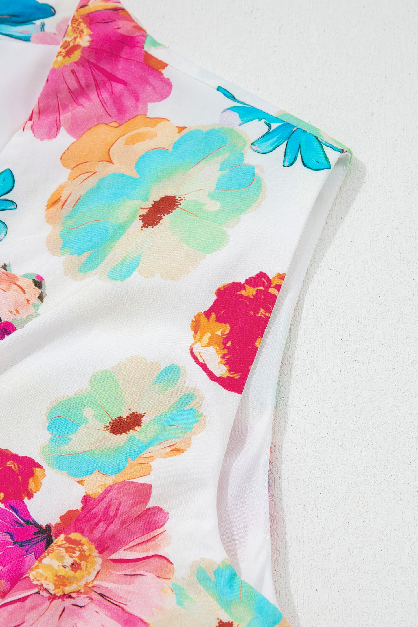 Watercolor Bloom Zip Dress