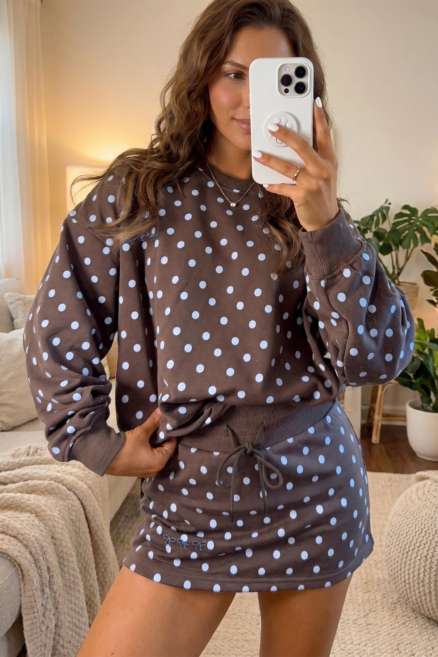 Mocha Dot Dream Set