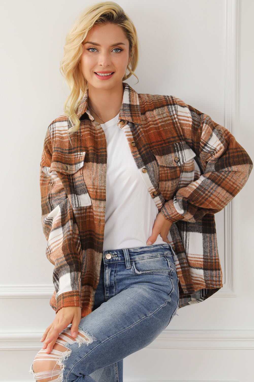 The Autumn Ridge Plaid Shacket