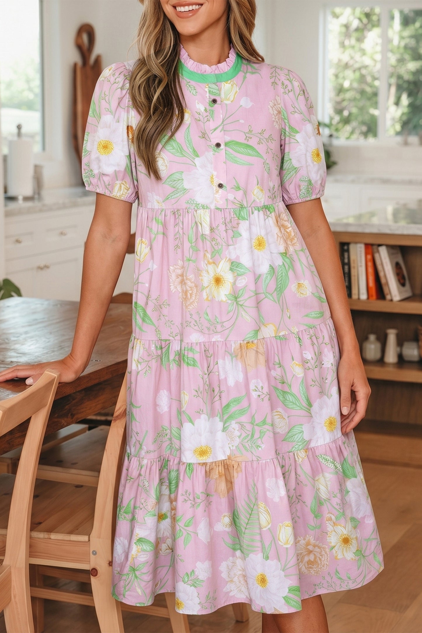 Blush Garden Party Midi