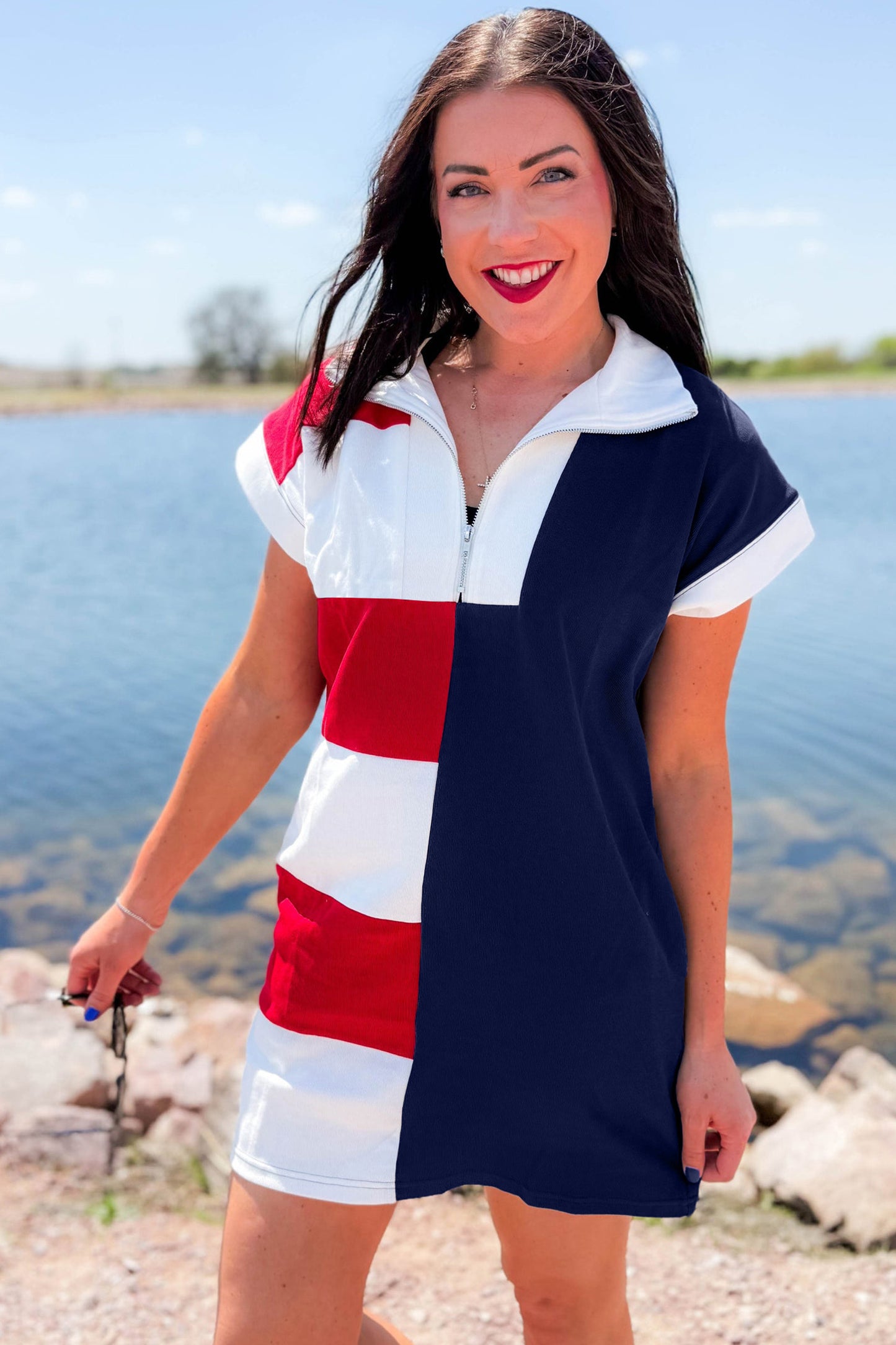 All-American Weekend Tee Dress