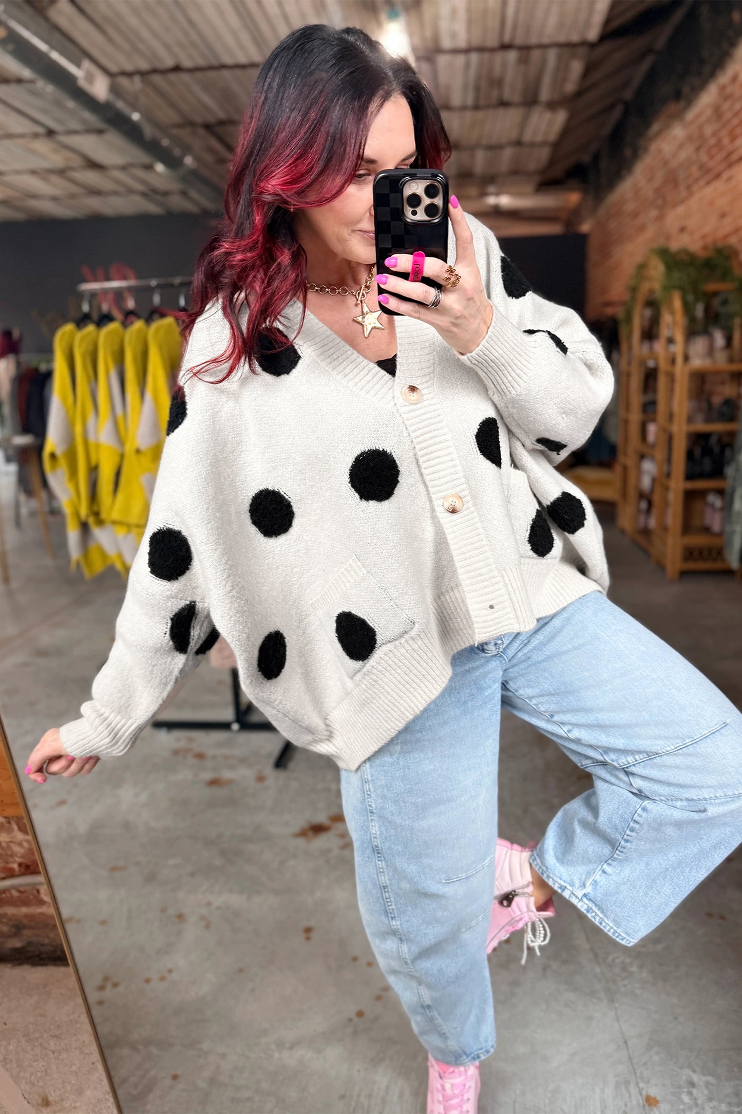 The Polka Dot Darling Cardigan