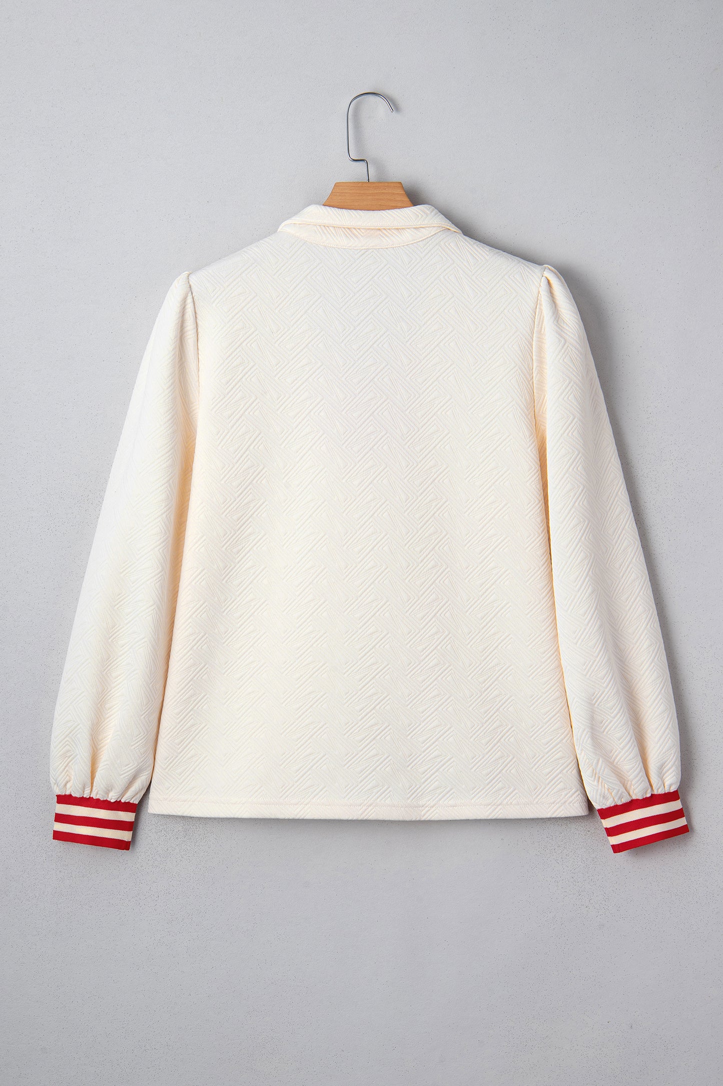 Ivory Lines Half Zip