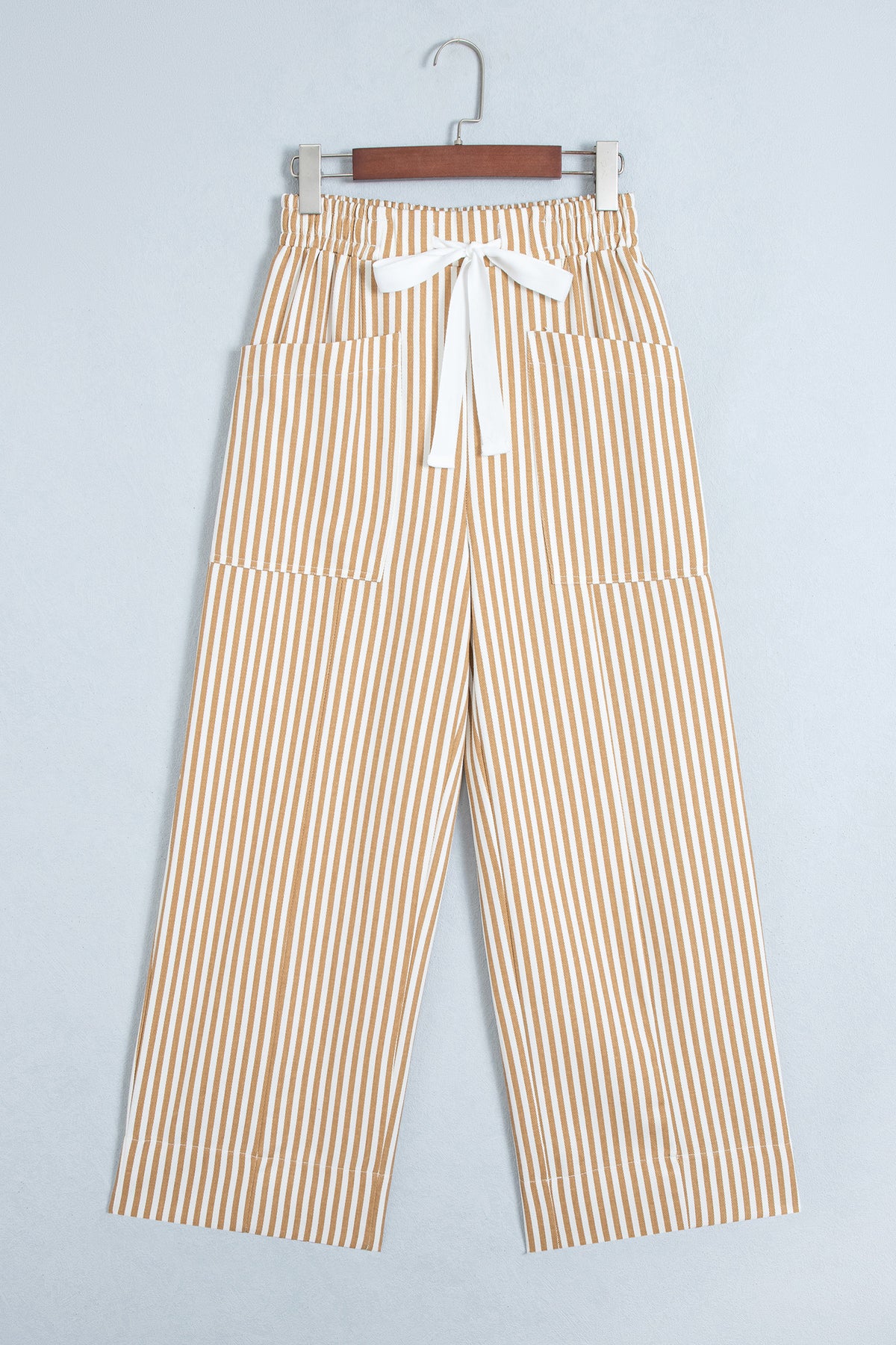 The Café Stripe Wide Leg Pants