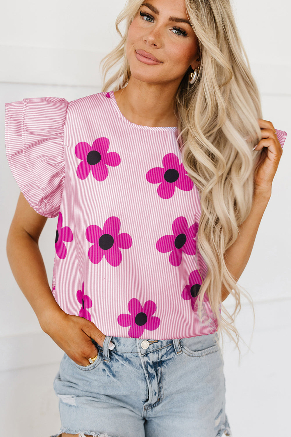 The Pink Petal Pop Blouse