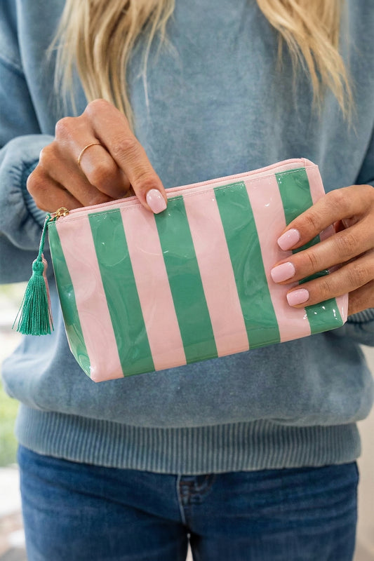 Waterproof Tassel Zipper Makeup Bag