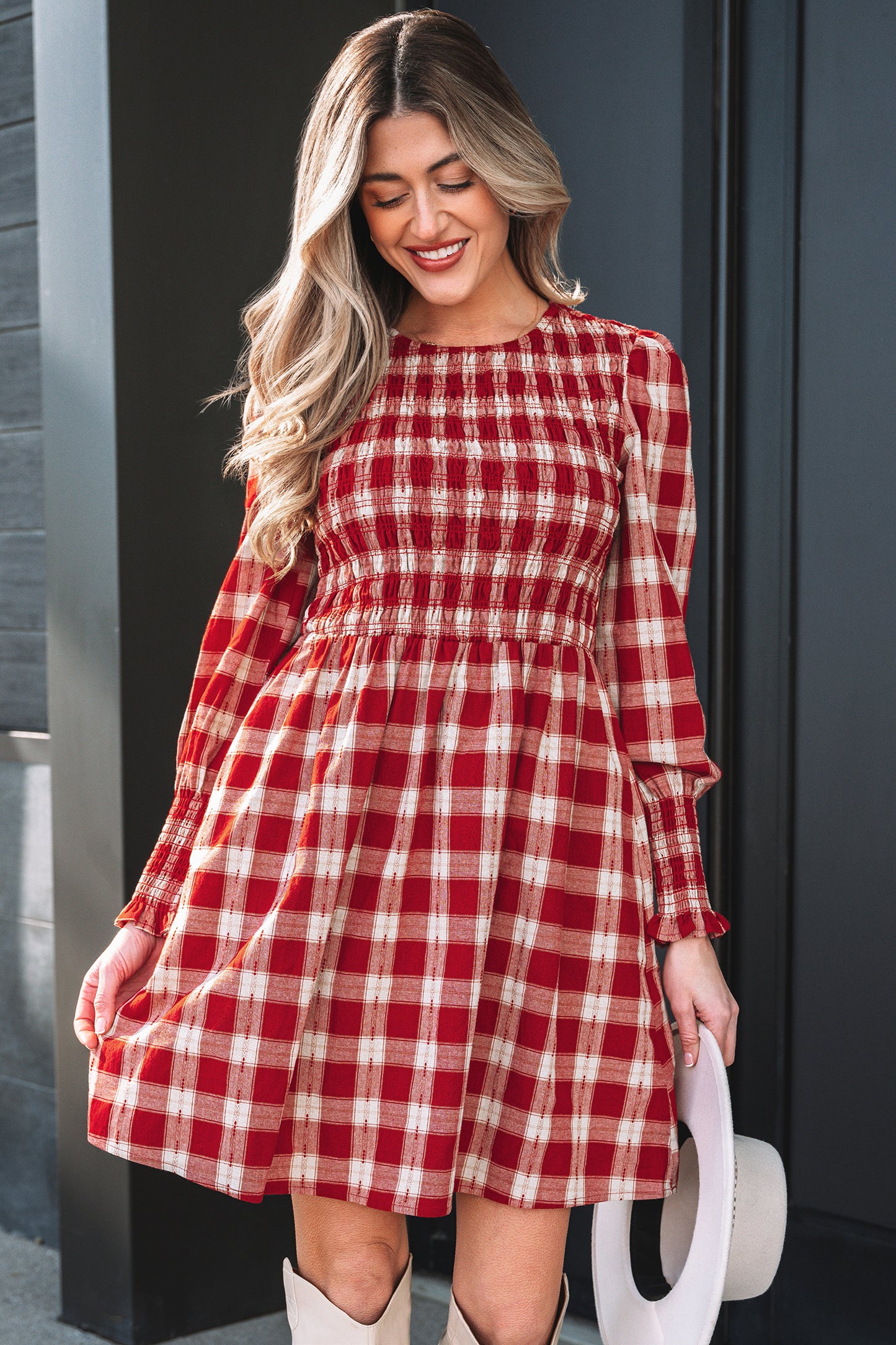 Autumn Meadow Smocked Dress