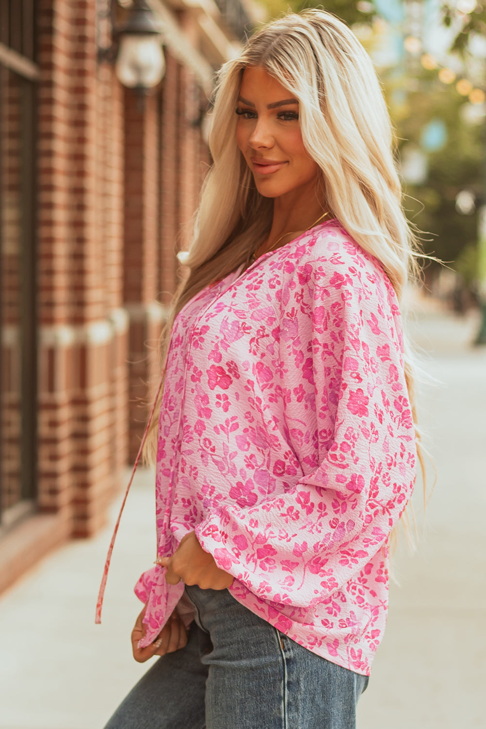 The Pink Posy Blouse