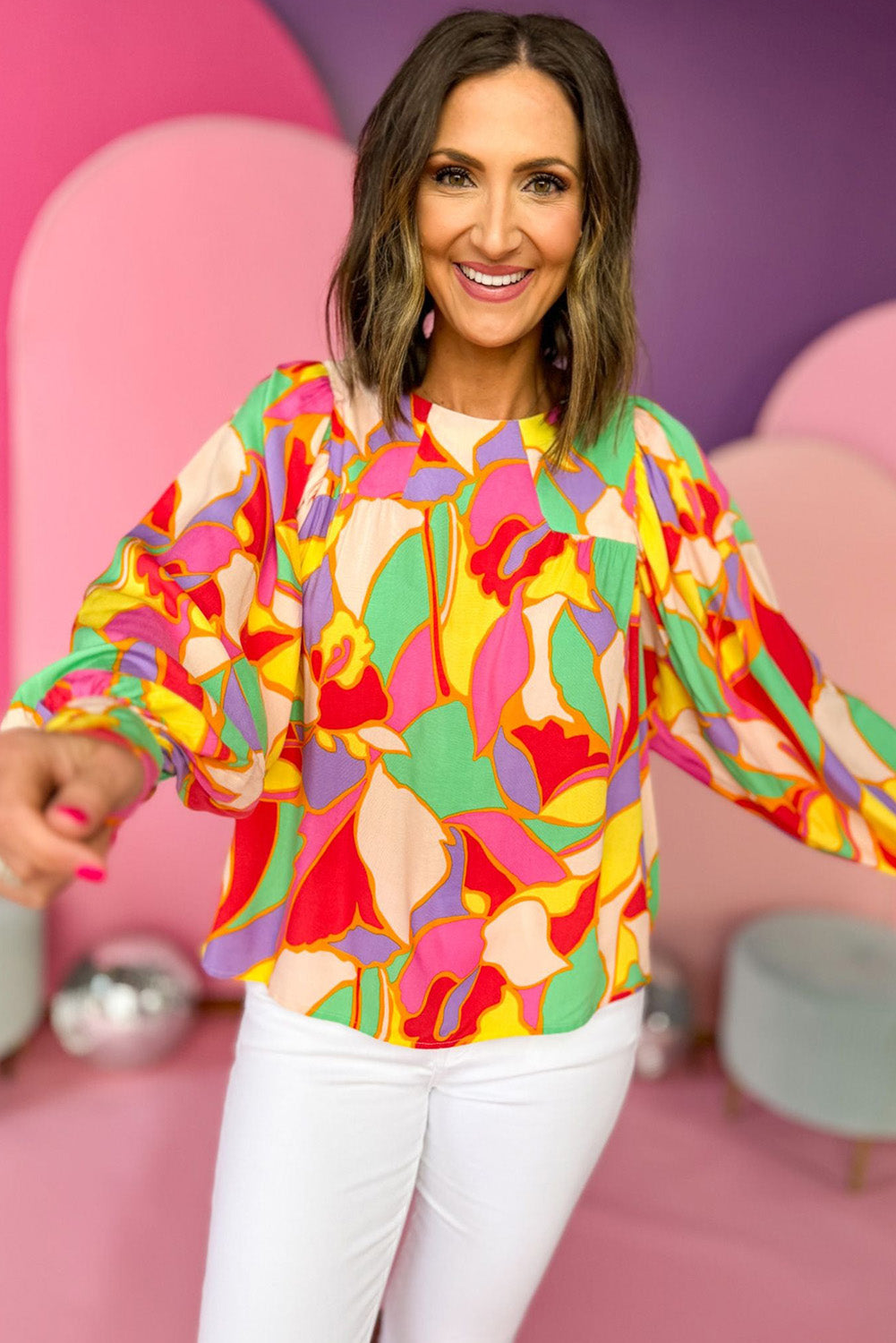 Palm Springs Playful Blouse