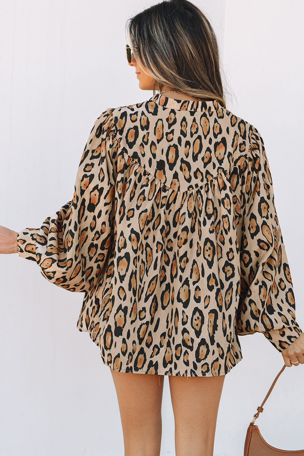 The Wild Side Button Blouse
