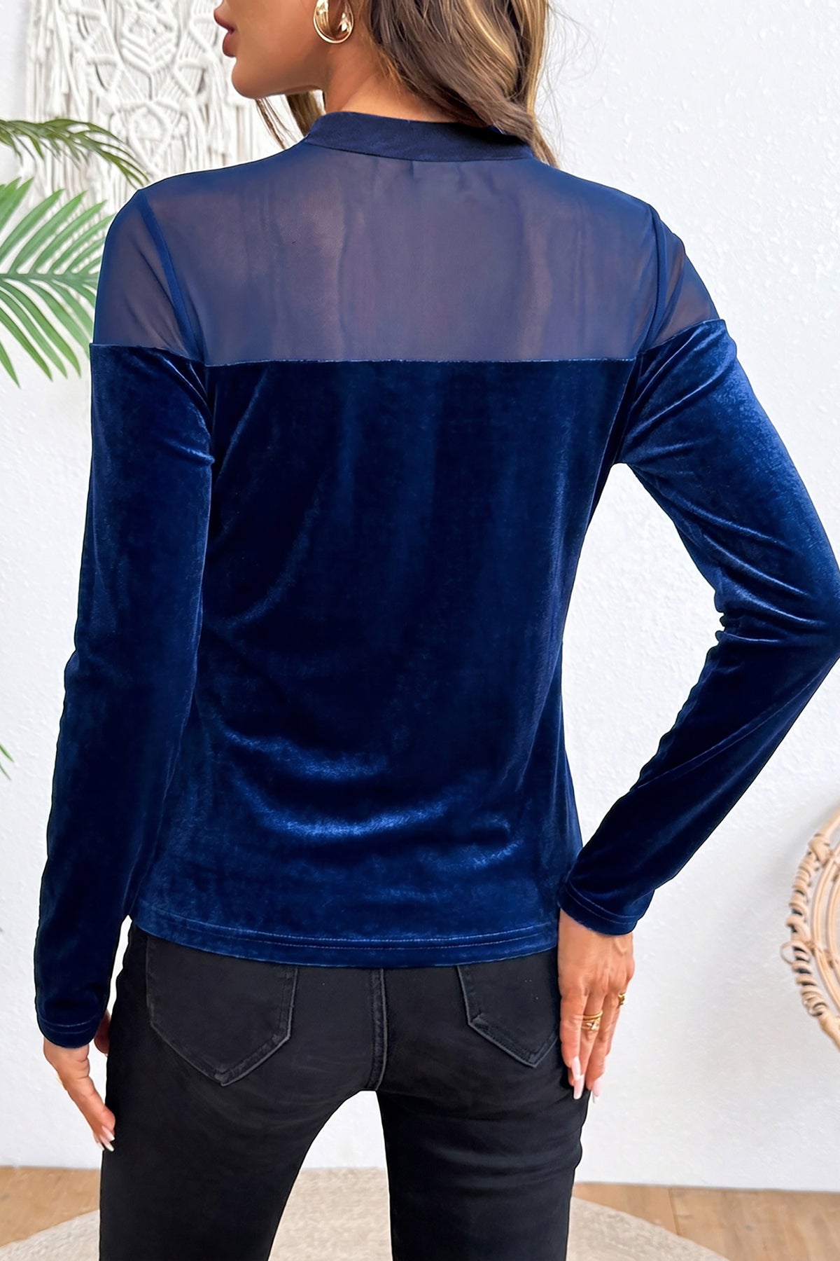 The Midnight Velvet Top