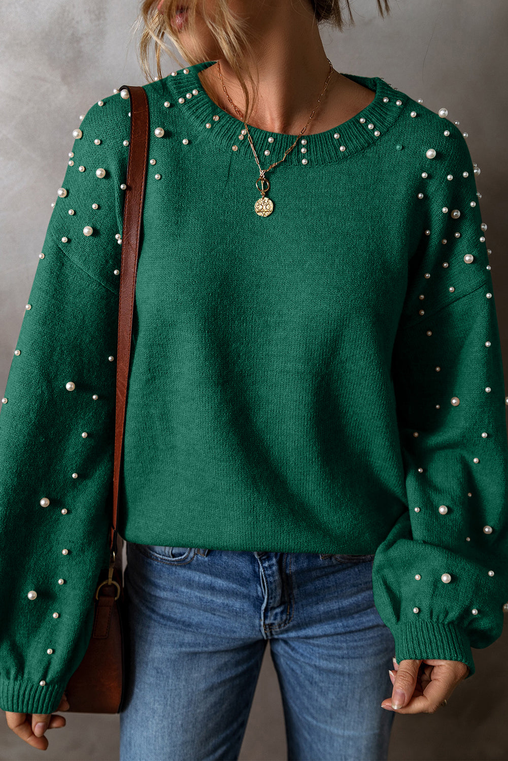 Mistletoe Pearl Luxe Sweater