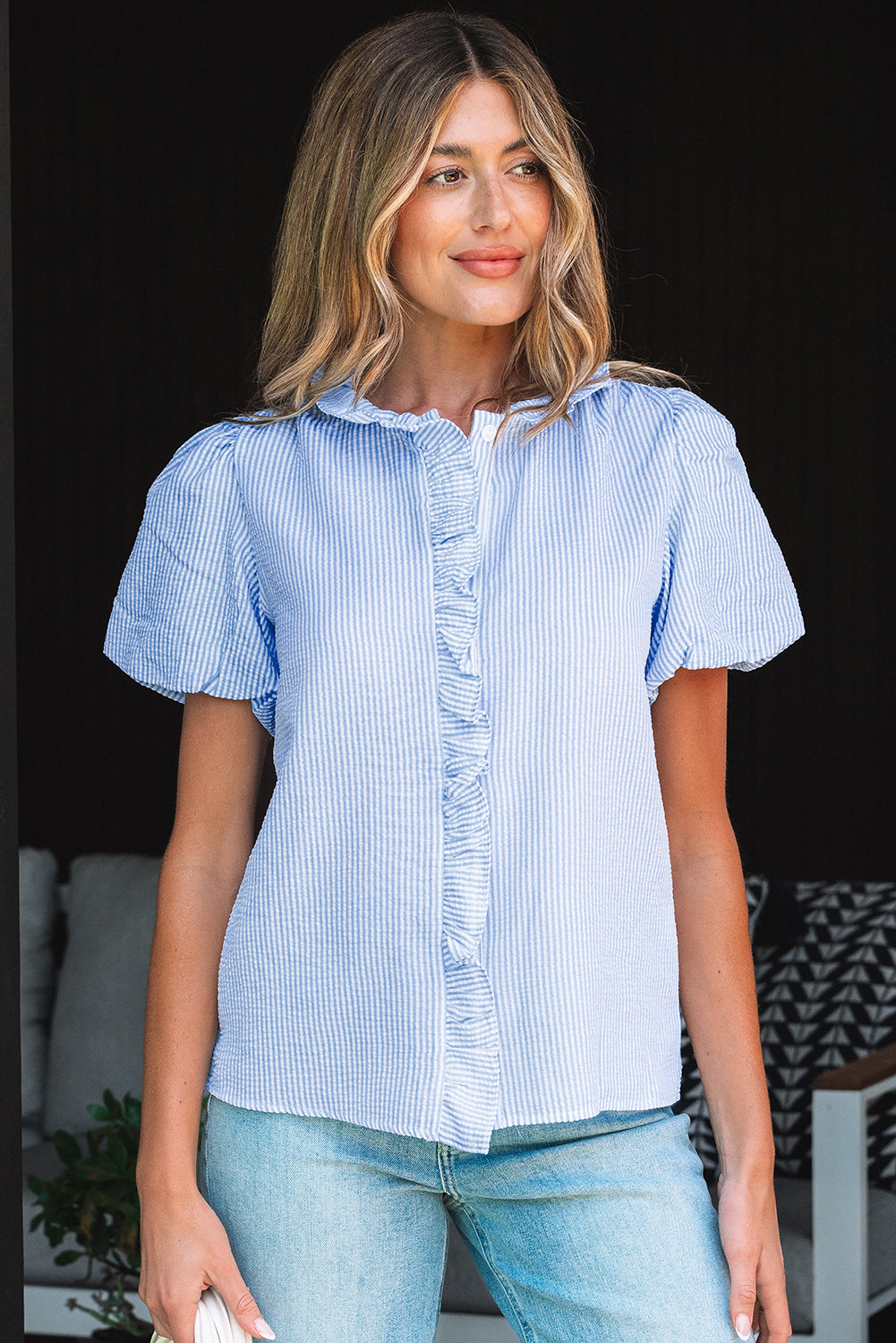 The Harbor Stripe Blouse