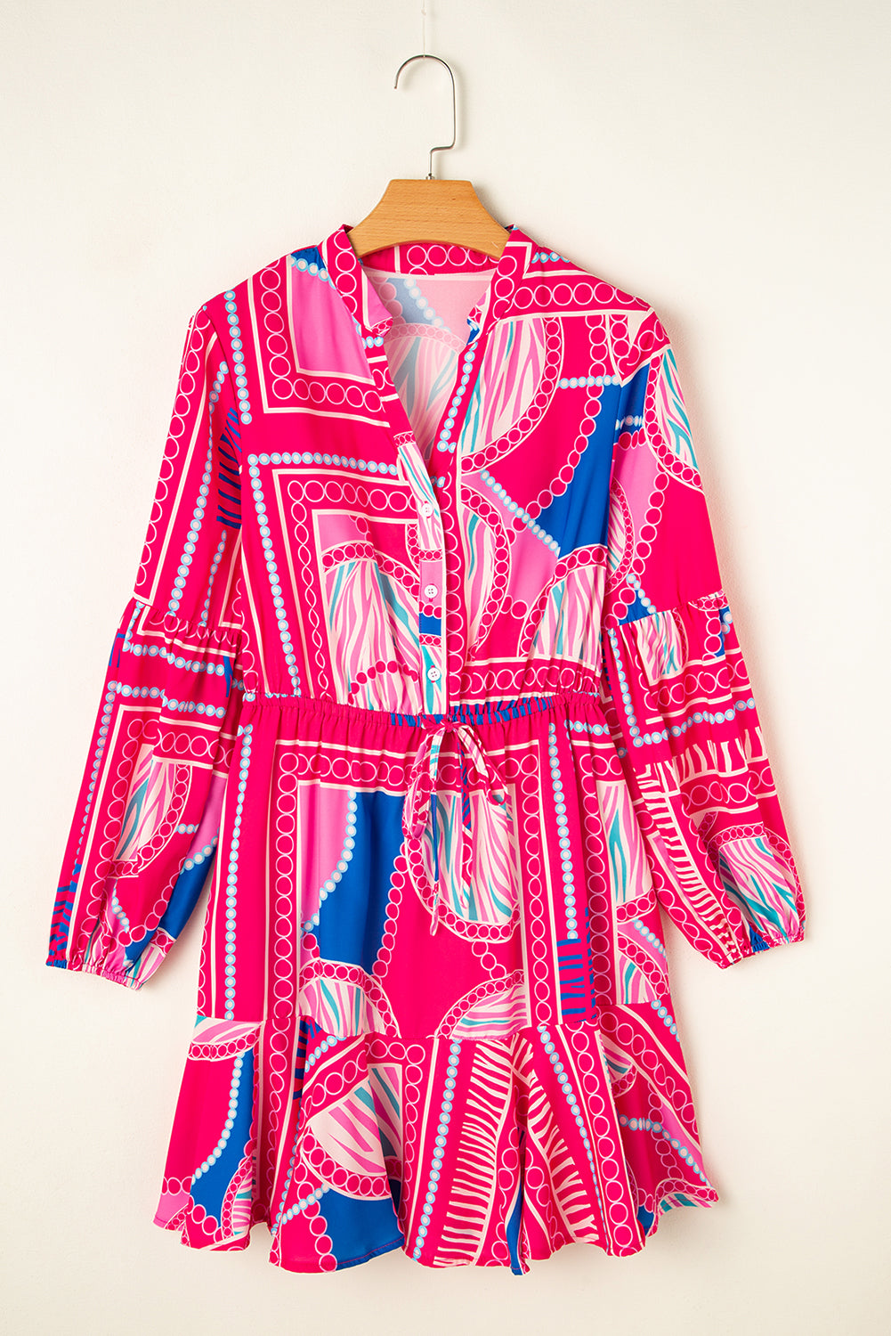 The Pink Palm Party Dress