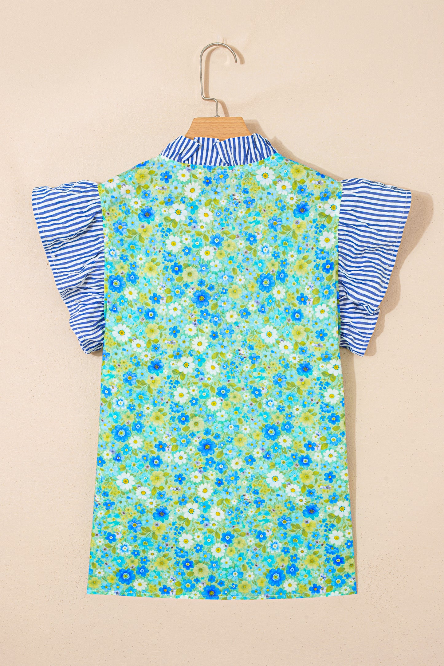 The Coastal Garden Ruffle Blouse