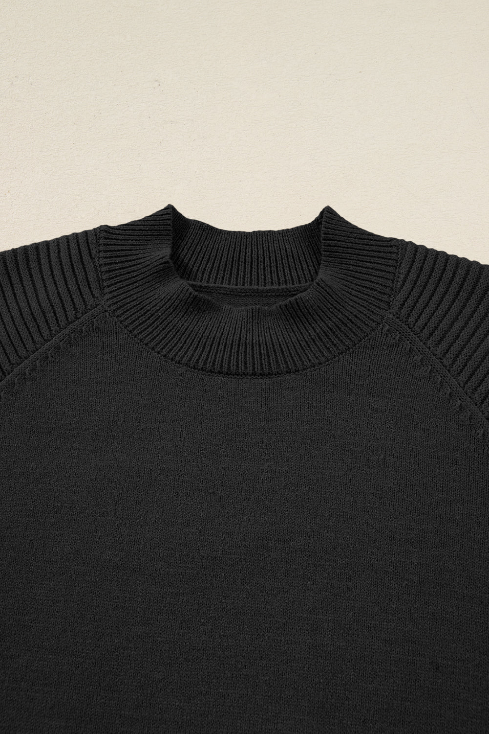 Midnight Ribbed Sweater Set