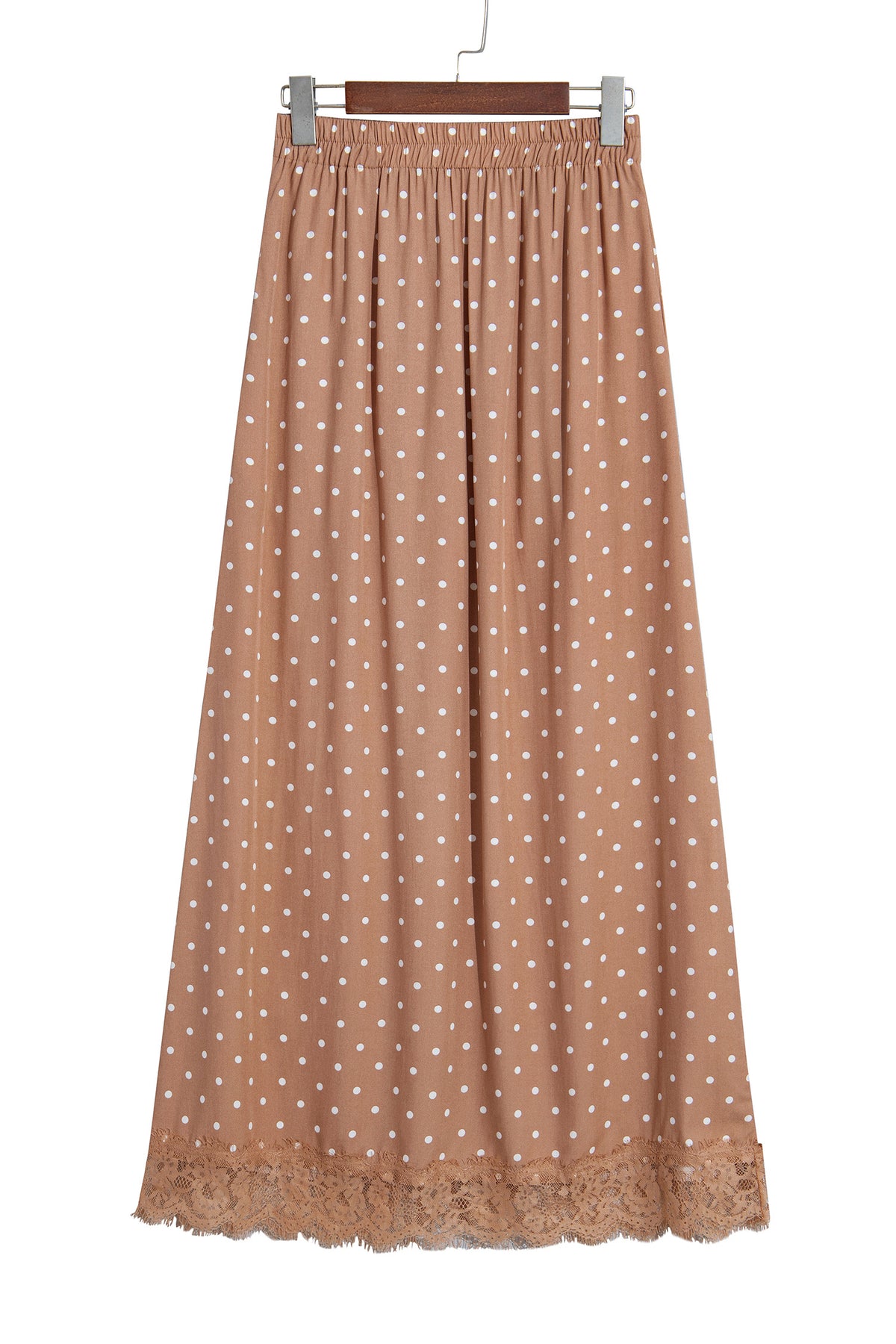The Mocha Dot Social Skirt