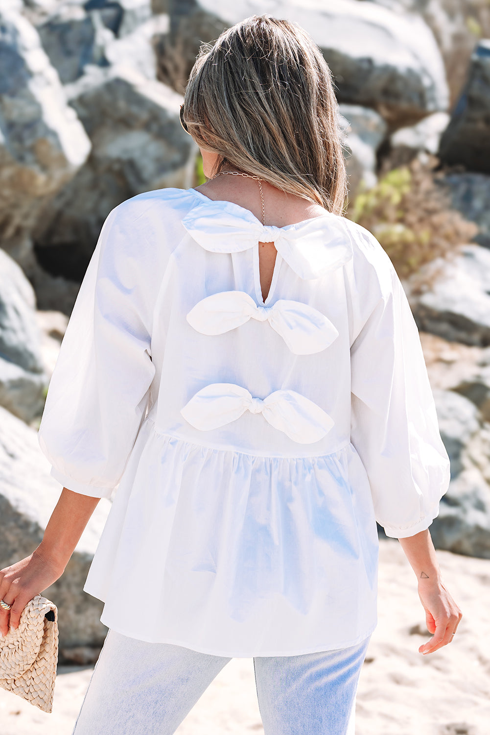 The Cloud Nine Peplum Blouse