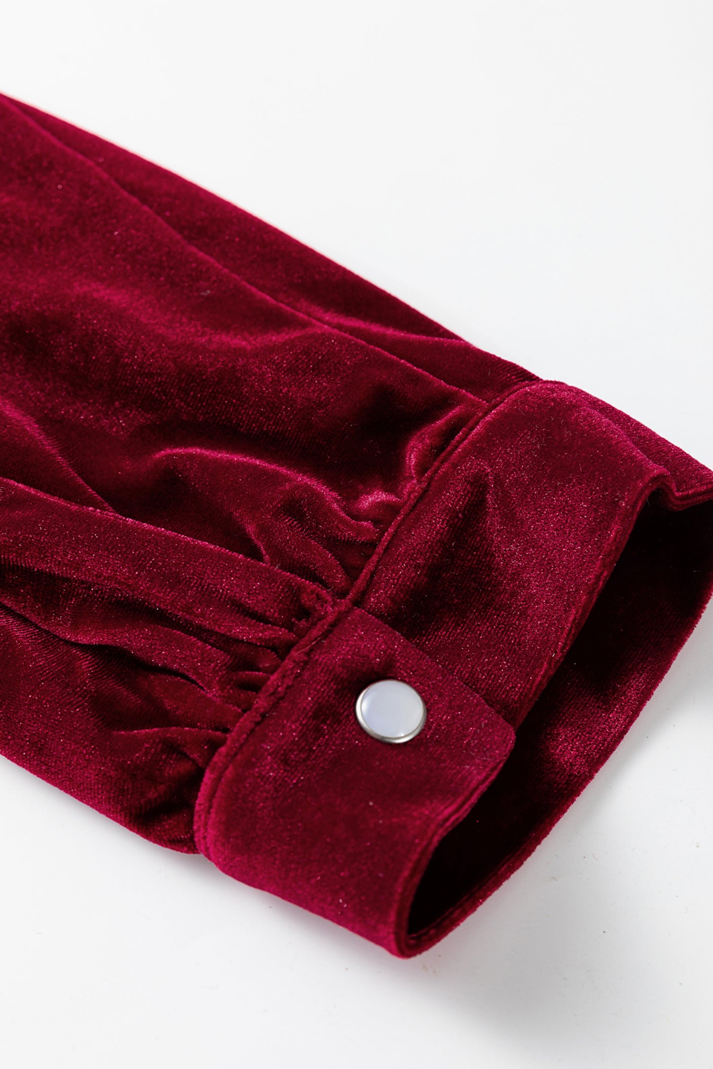 Velvet Luxe Keyhole Blouse