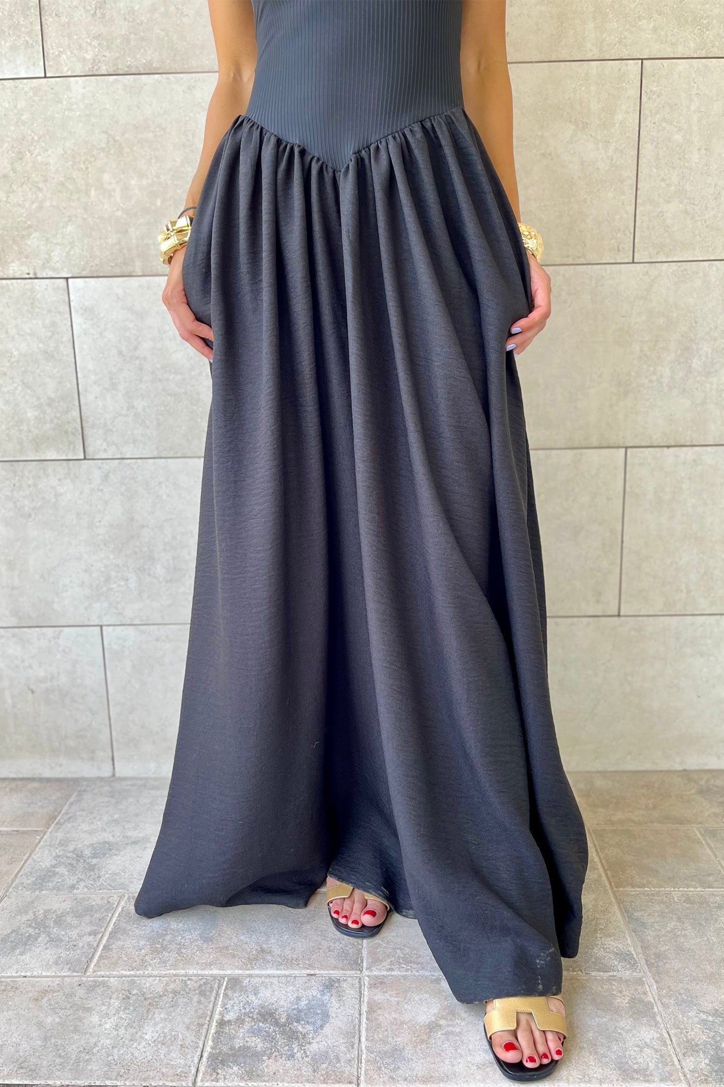 Midnight Grace Maxi Dress