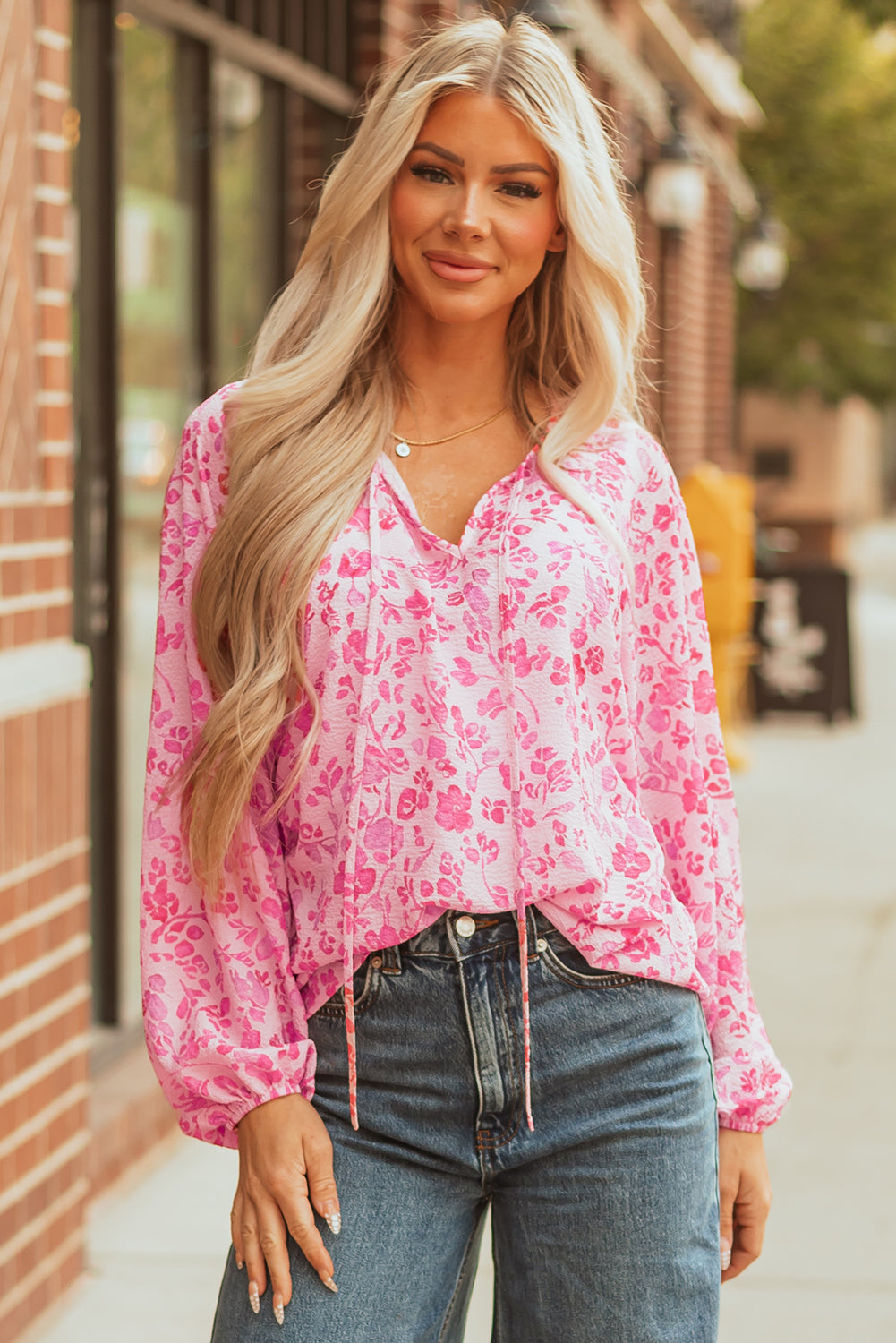 The Pink Posy Blouse
