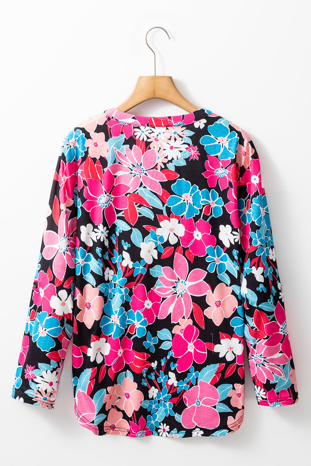 Pink Floral Blouse