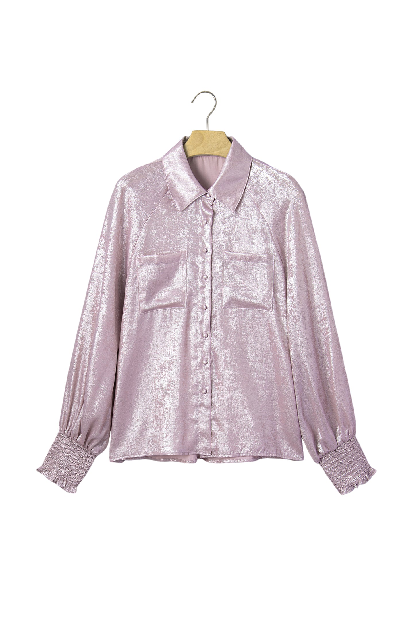 Pink Champagne Shimmer Blouse