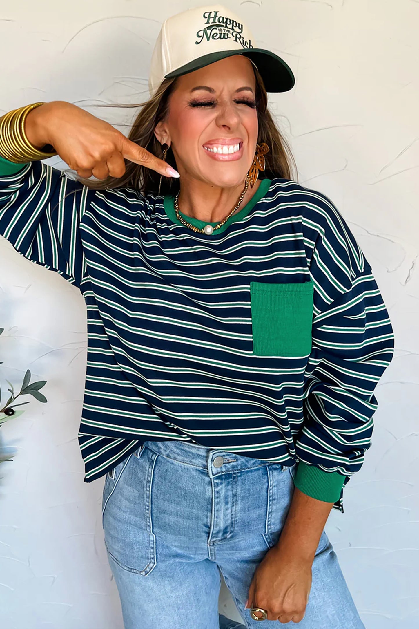 Emerald Coast Stripe Pullover