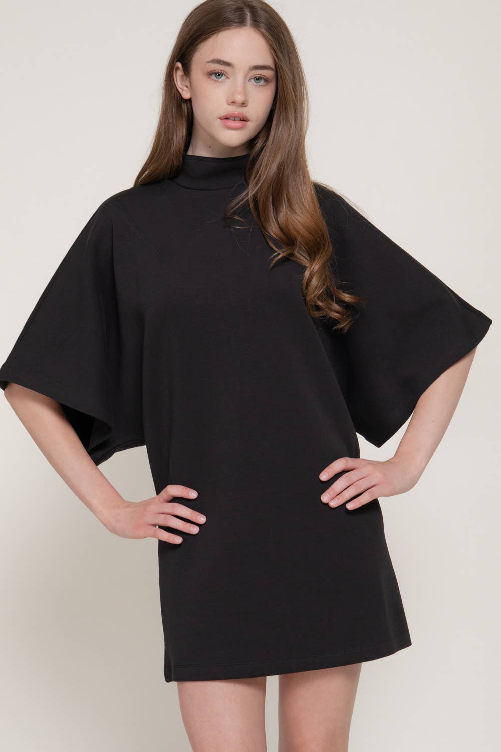 The After Hours Mock Neck Dress