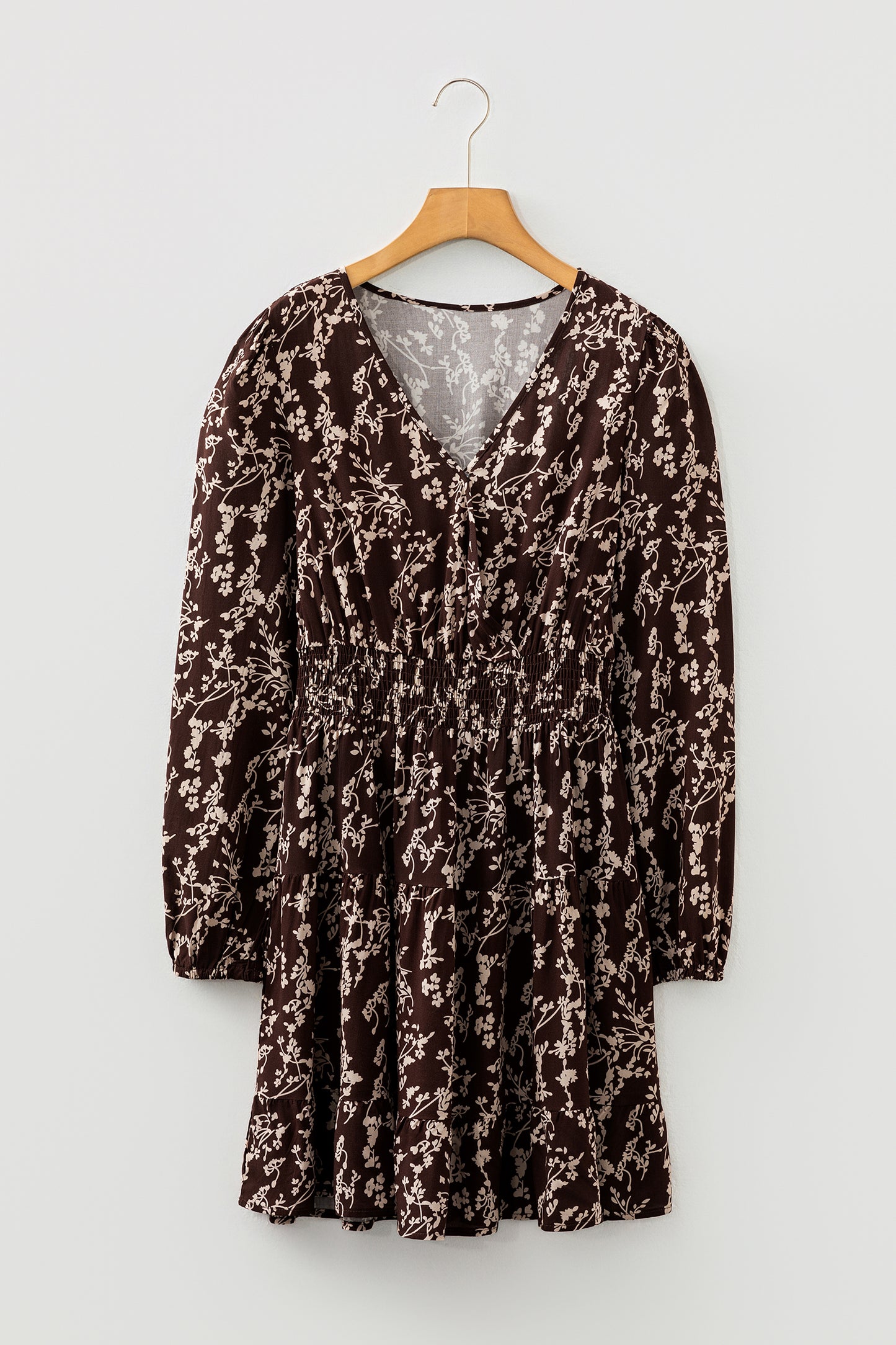 Chestnut Bloom Smocked Dress