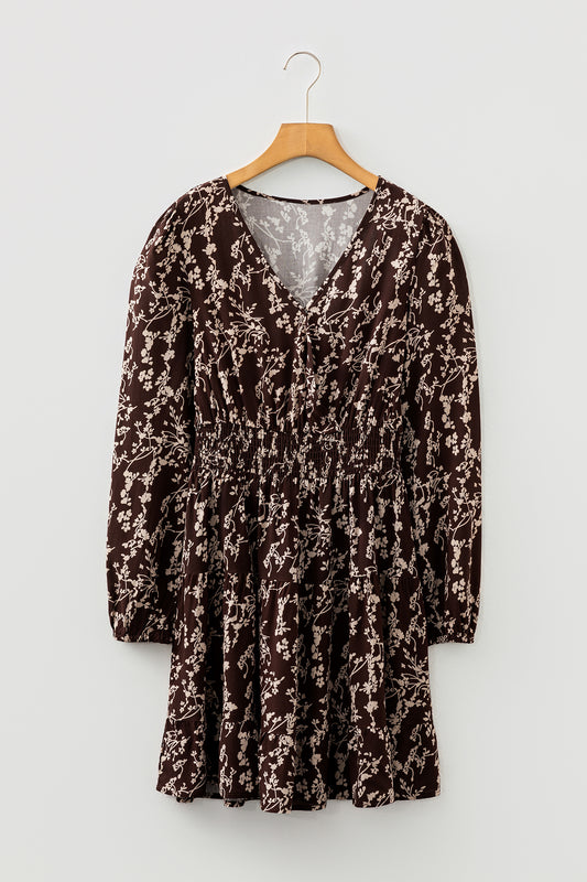 Chestnut Bloom Smocked Dress