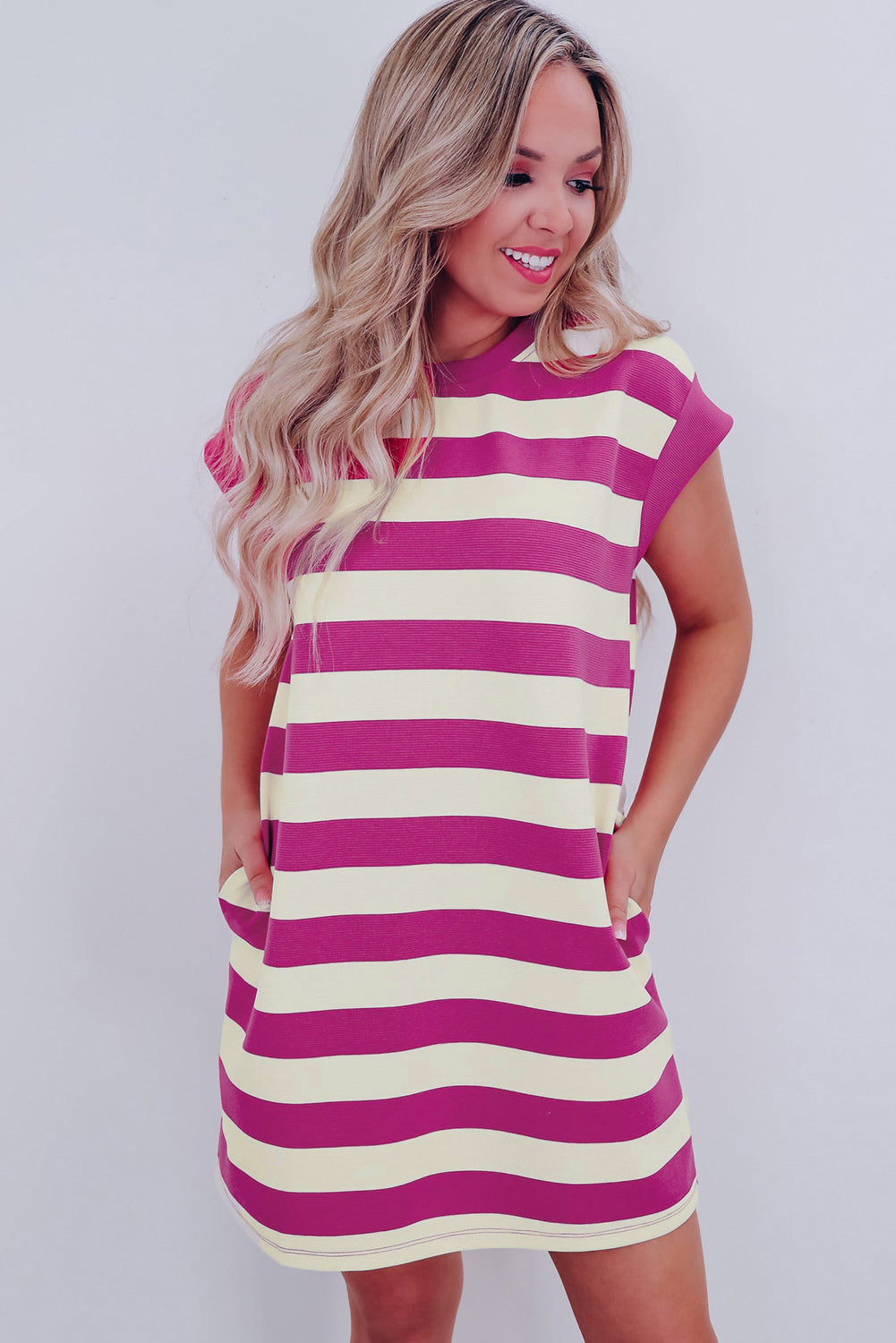 Sweet Sorbet Stripe Shift Dress