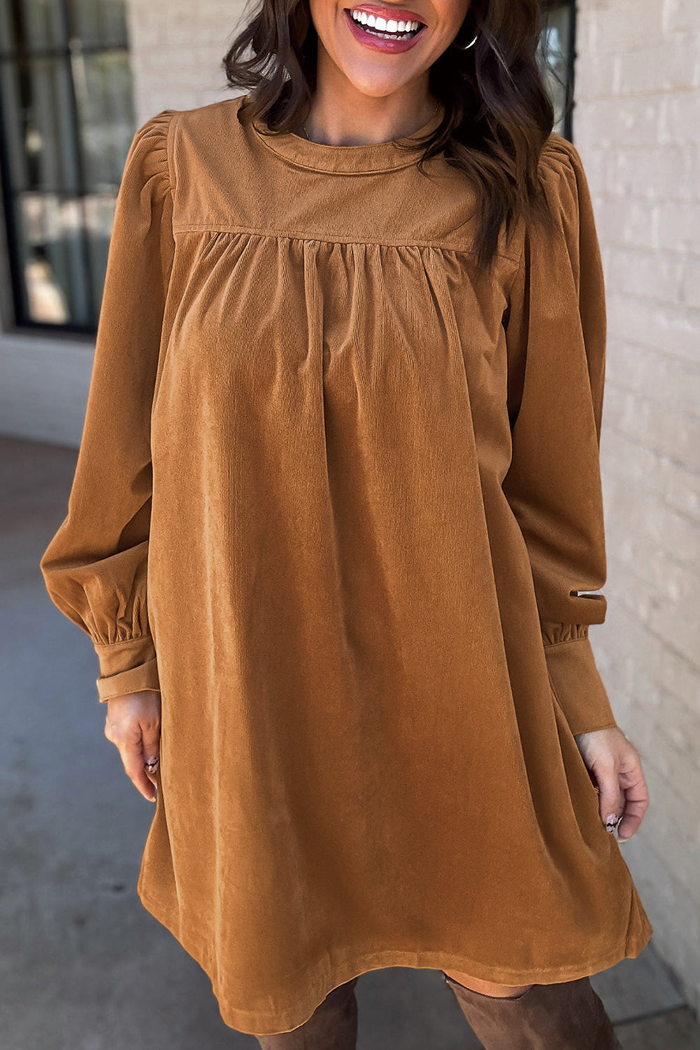 Cinnamon Velvet Daydress
