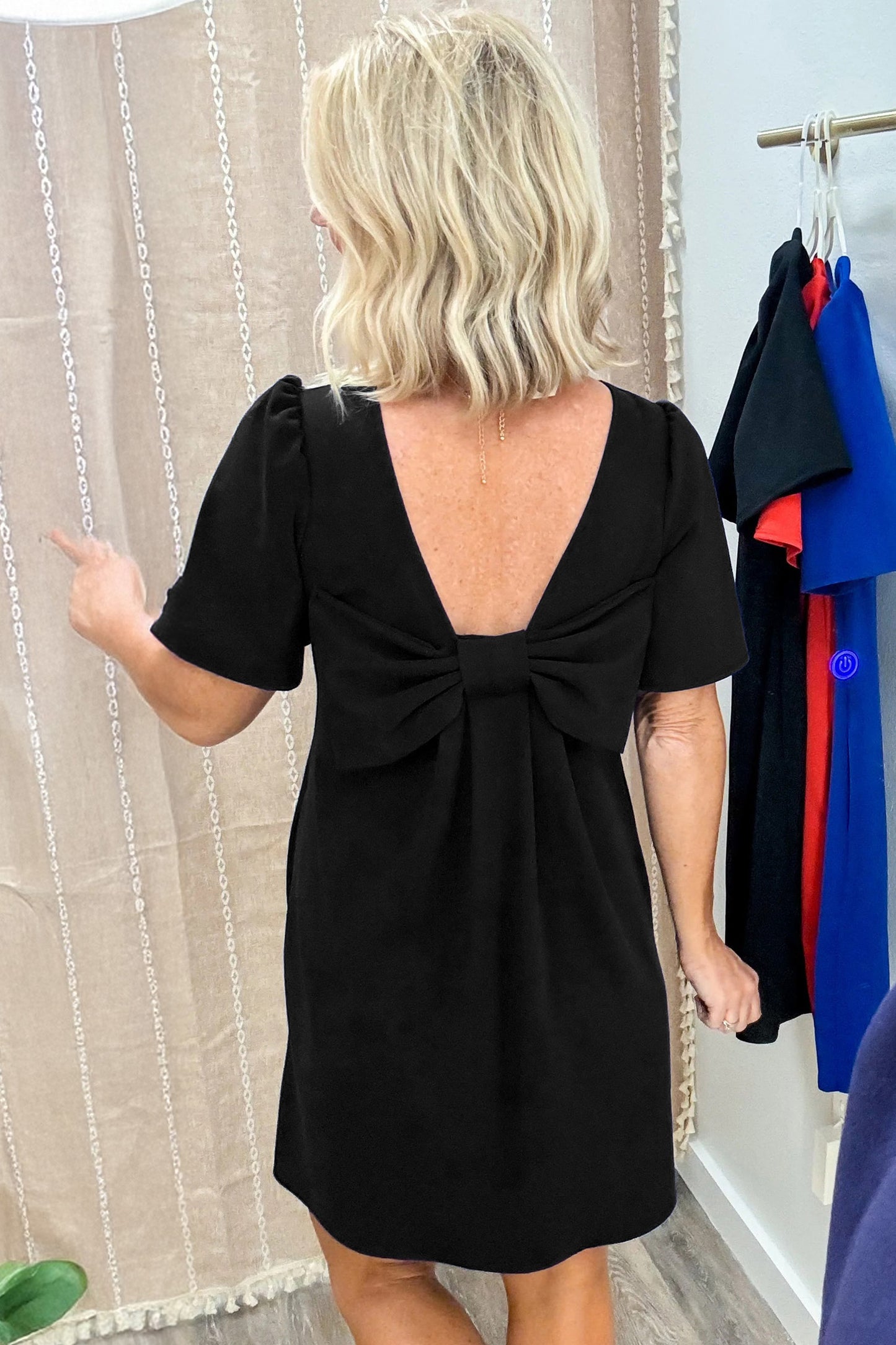 Noir Bow Affair Dress