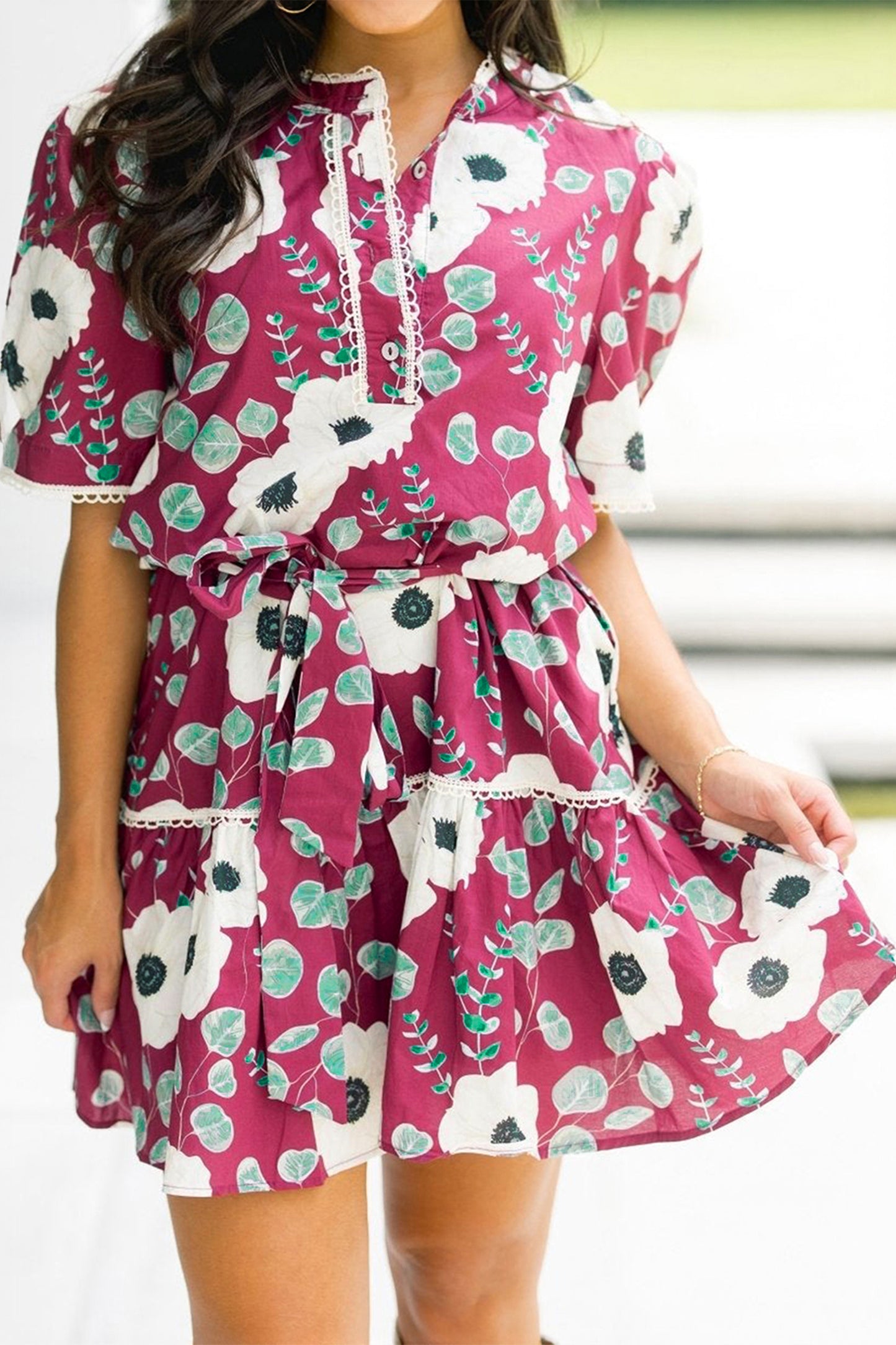 The Merlot Romance Dress